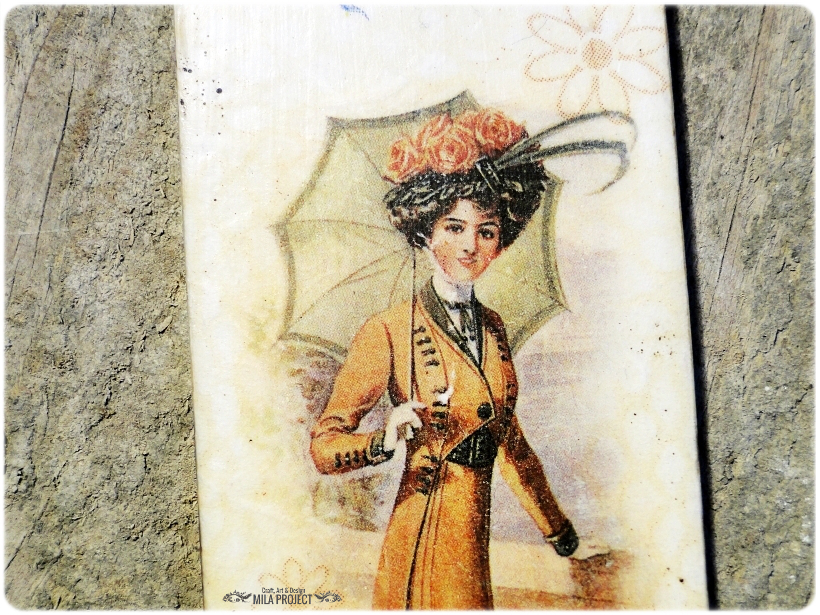 Zakładka do ksiązki Lady with Umbrella-Summertime 4