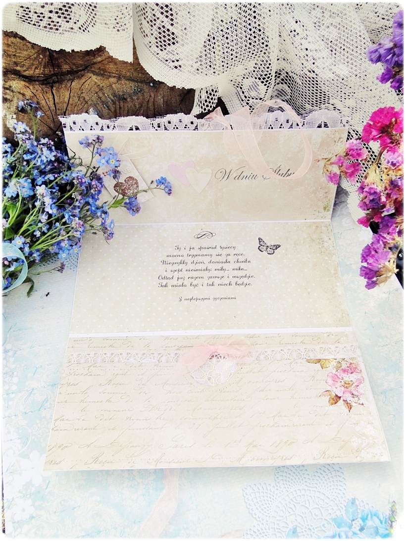 Kartka ślubna - koperta Romantic Letter 5