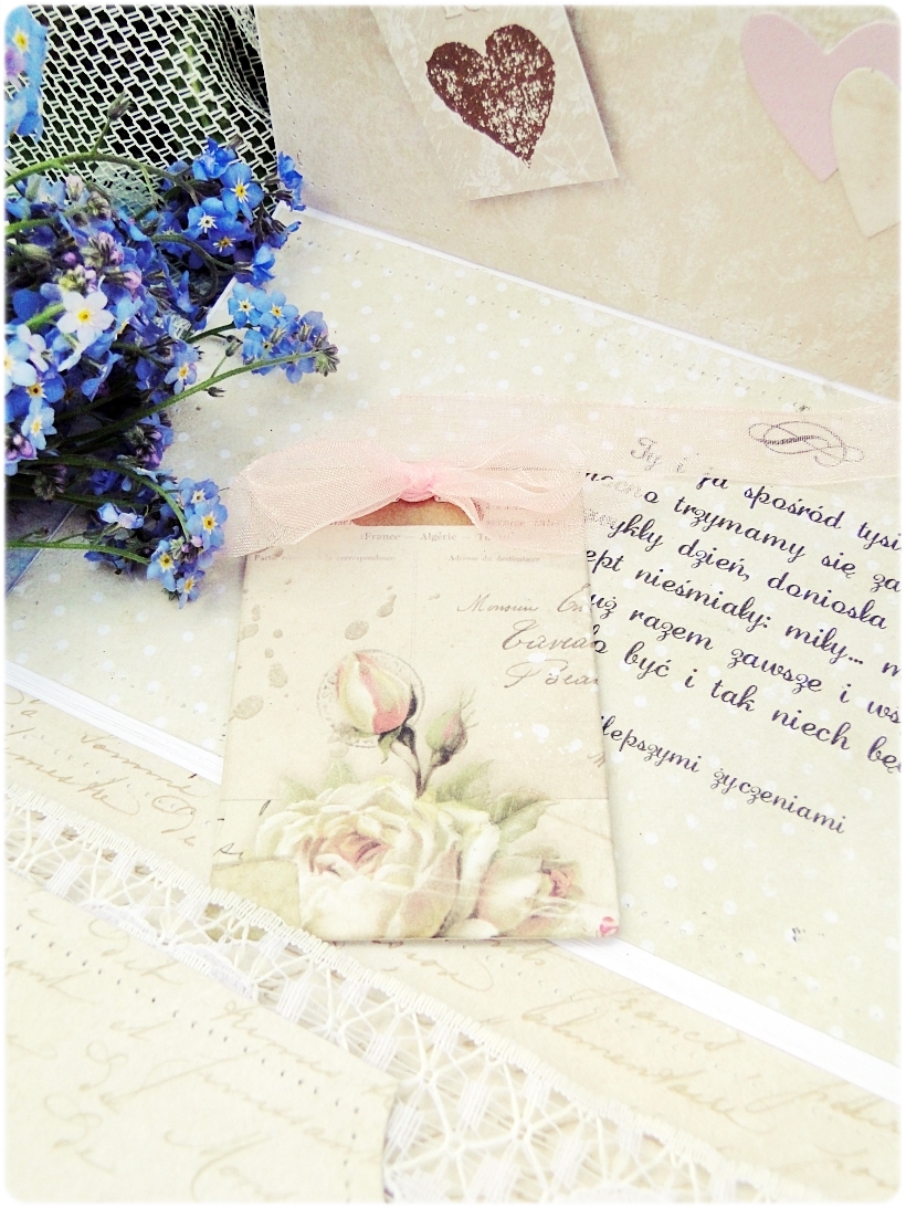 Kartka ślubna - koperta Romantic Letter 6